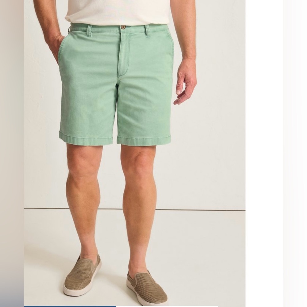 NWOT Tommy Bahama Mint Green Flat Front Shorts.size 34